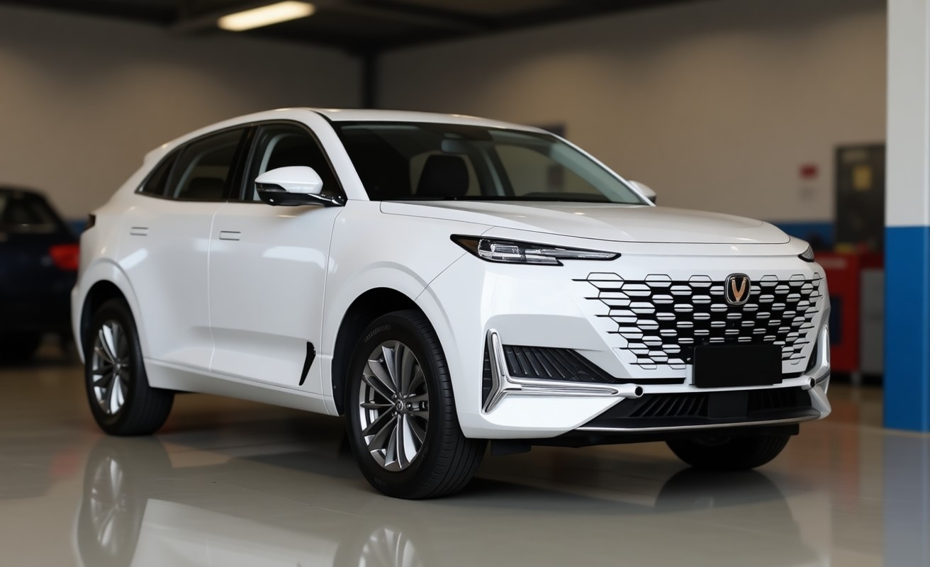 Changan Uni-K готовится к ремонту двигателя в автотехцентре