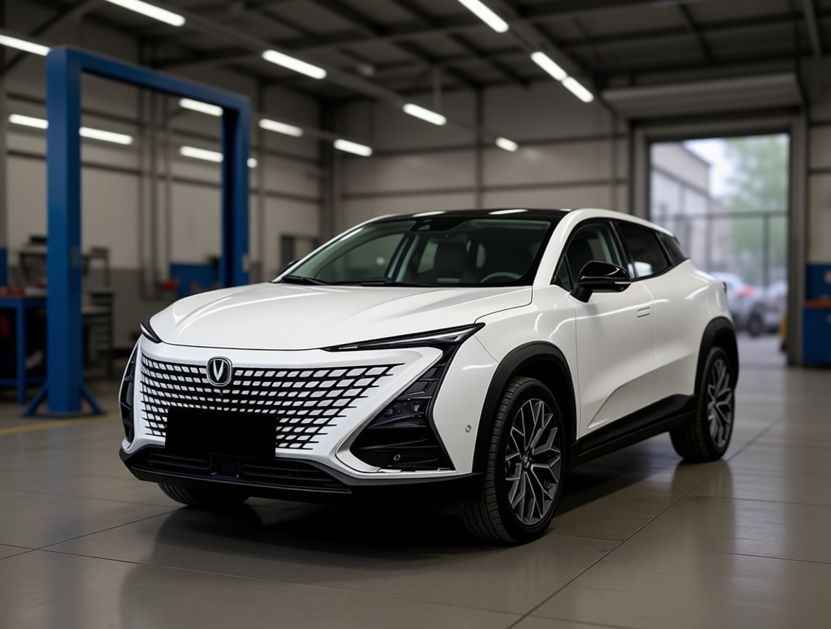 Changan Uni-T после регулировки схода-развала в автотехцентре