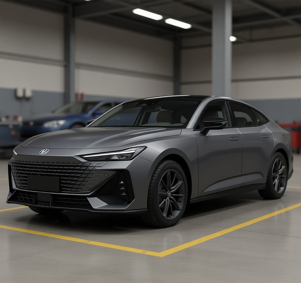 Changan Uni-V после схода-развала в автотехцентре