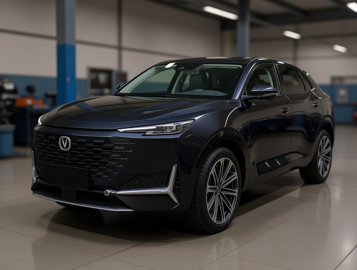 Changan Uni-K после замены амортизаторов в автотехцентре