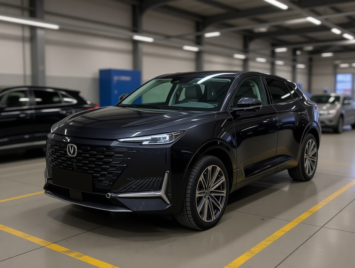 Changan Uni-K после замены бампера в автотехцентре