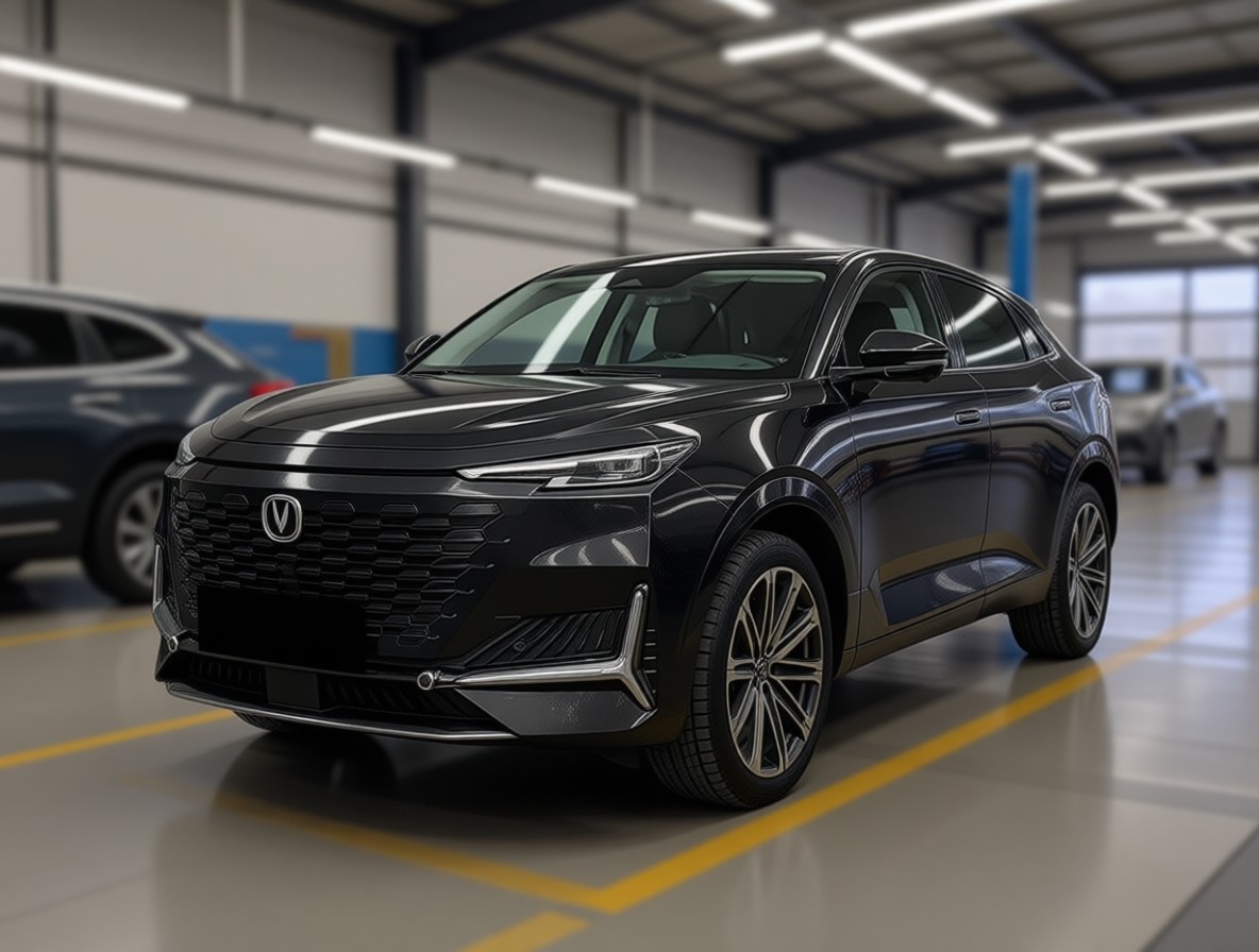 Changan Uni-K после замены лобового стекла в автотехцентре