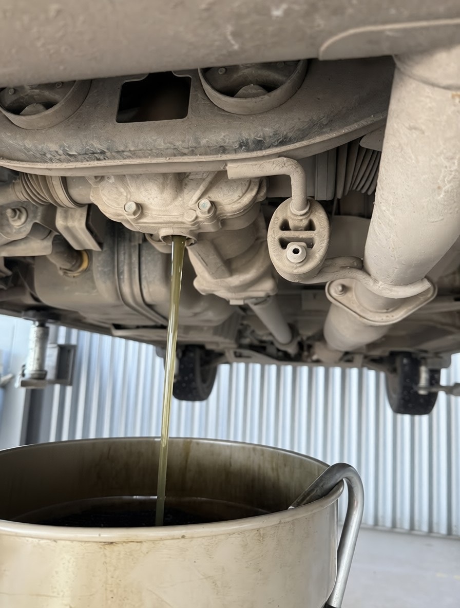 Замена масла в редукторе Changan Uni-K