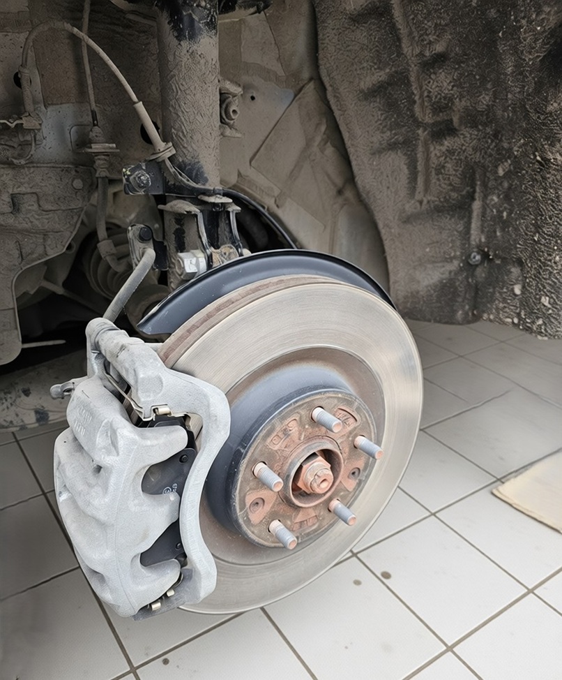 Замена суппорта Changan Uni-K