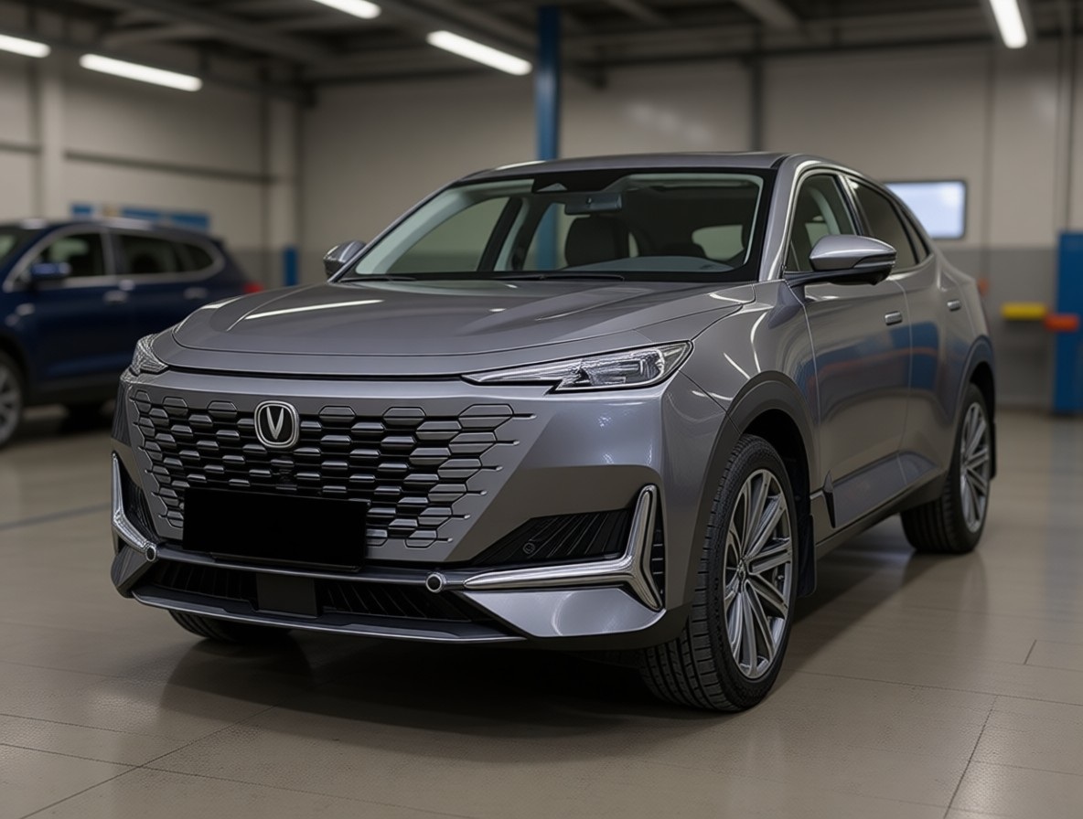 Changan Uni-K готовится к замене бензонасоса в автотехцентре