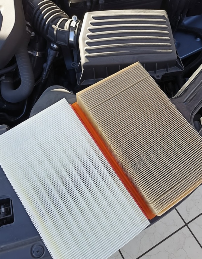 Замена воздушного фильтра Changan Uni-T