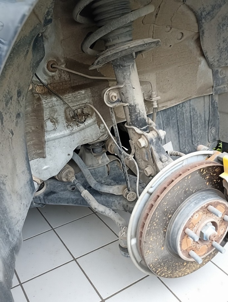 Замена втулок стабилизатора Changan Uni-T