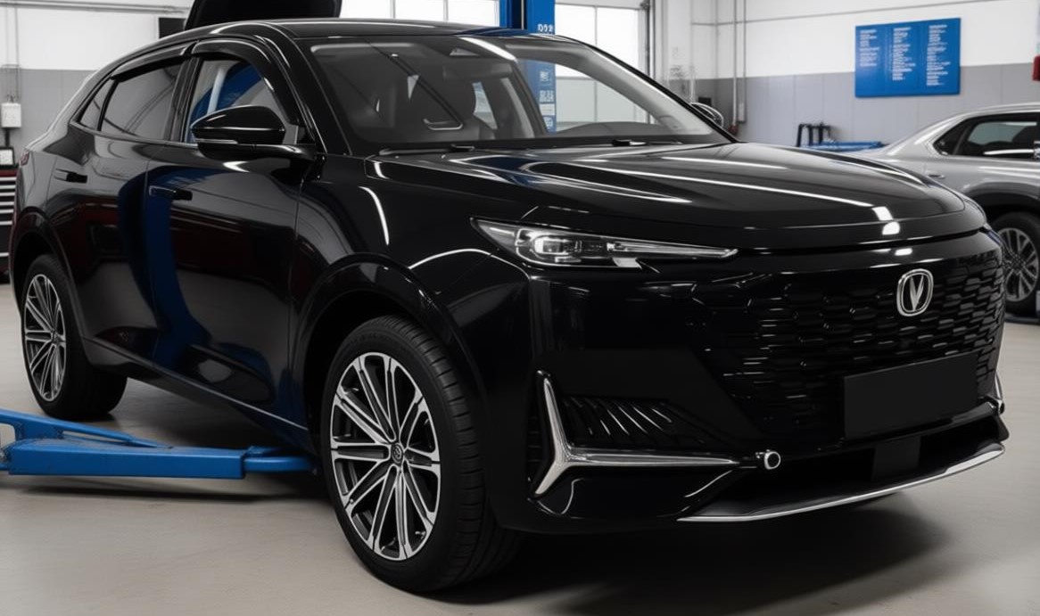 changan uni-k в автосервисе на обслуживании