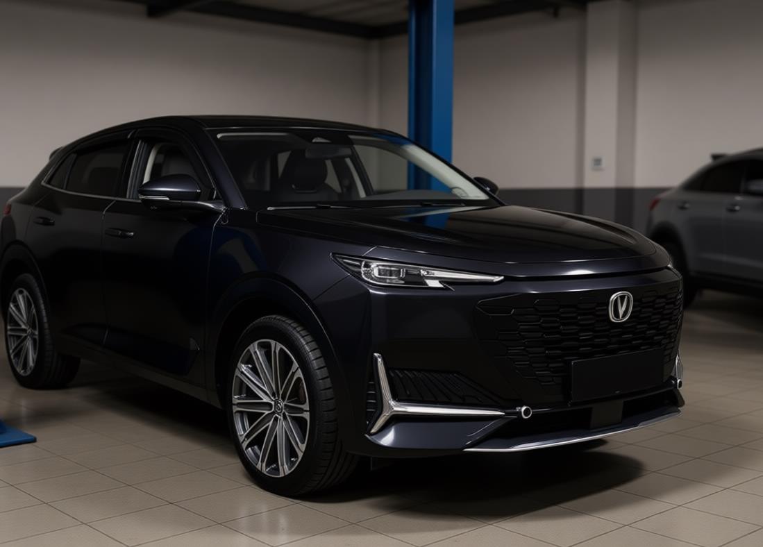 changan uni-k в автосервисе на обслуживании