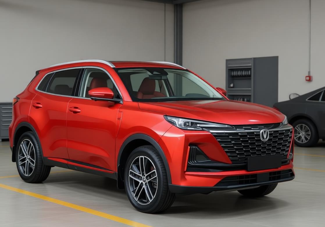 changan cs55 plus в автосервисе на обслуживании