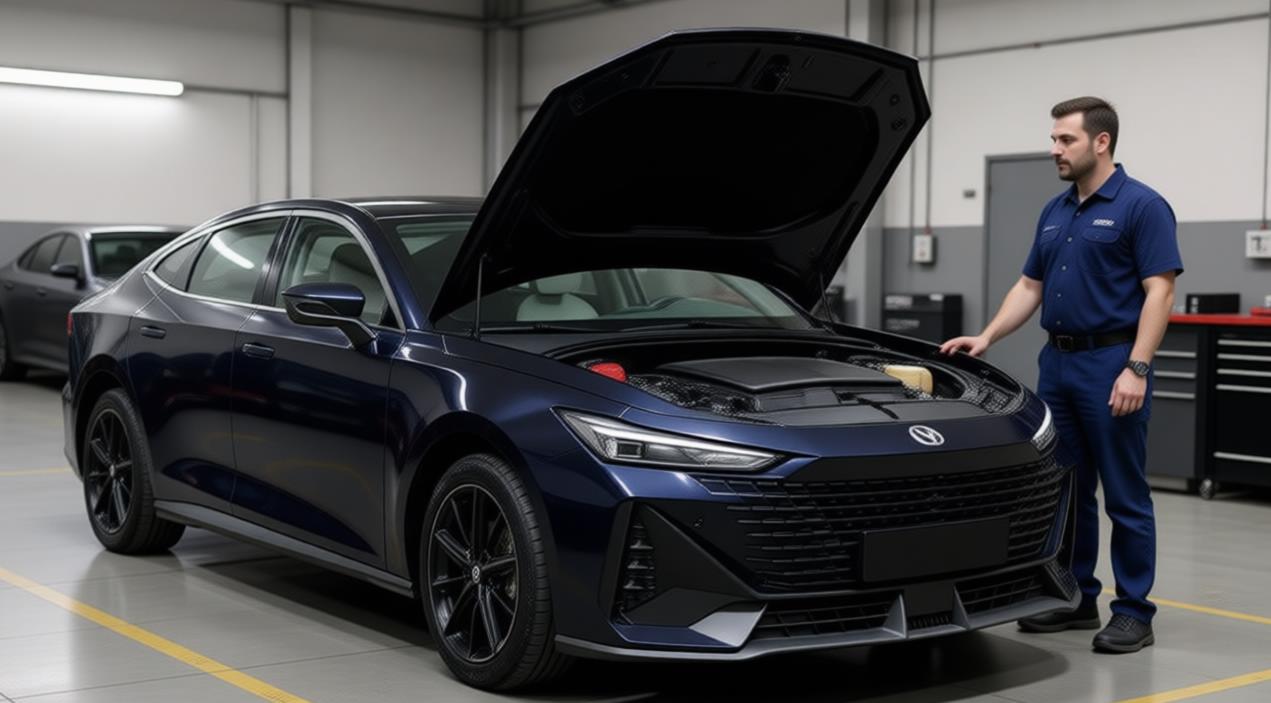 changan uni-v в автосервисе на ремонте