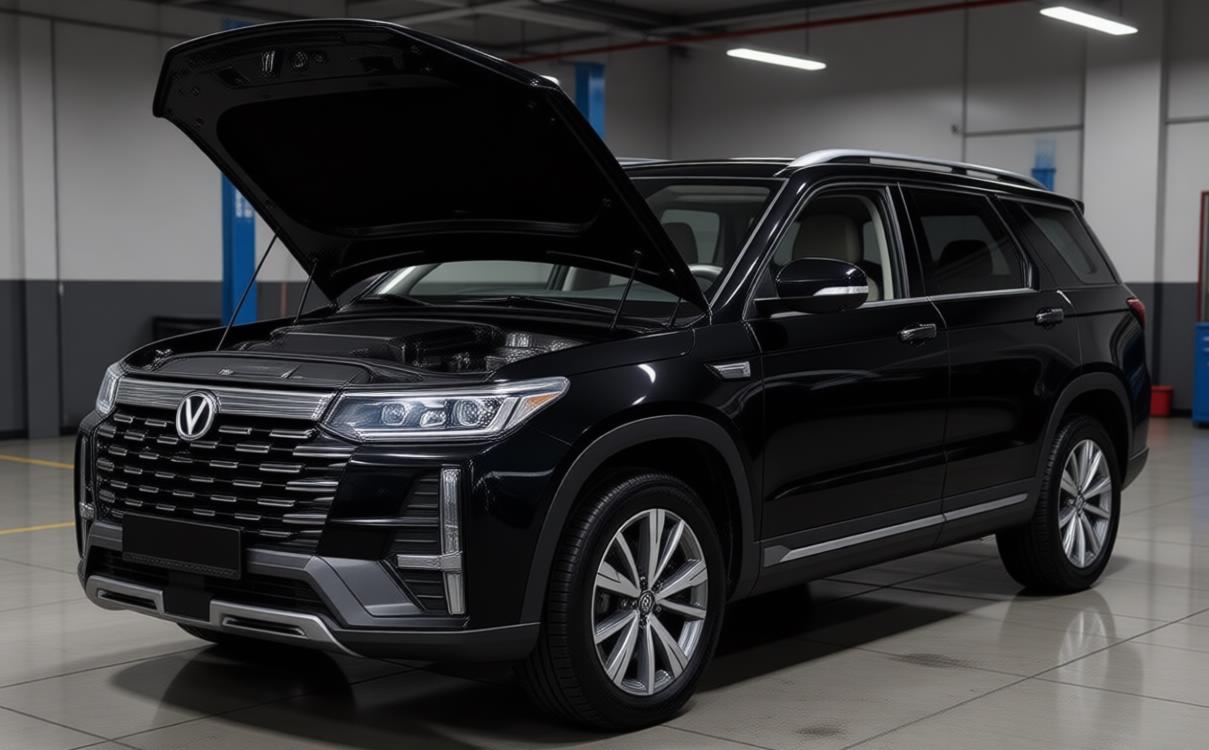 changan cs95 в автосервисе на ремонте