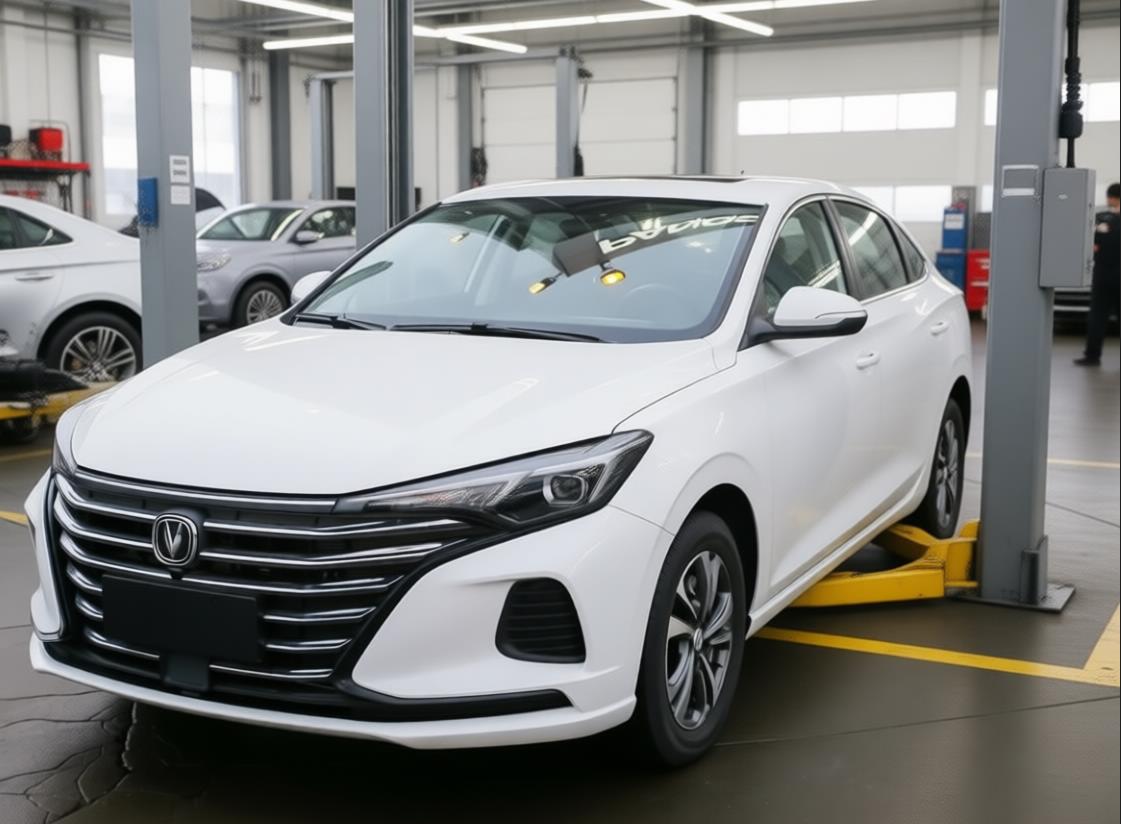 changan eado plus в автосервисе на обслуживании