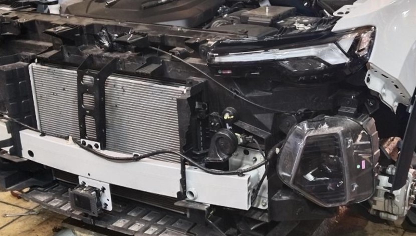 замена радиатора чанган