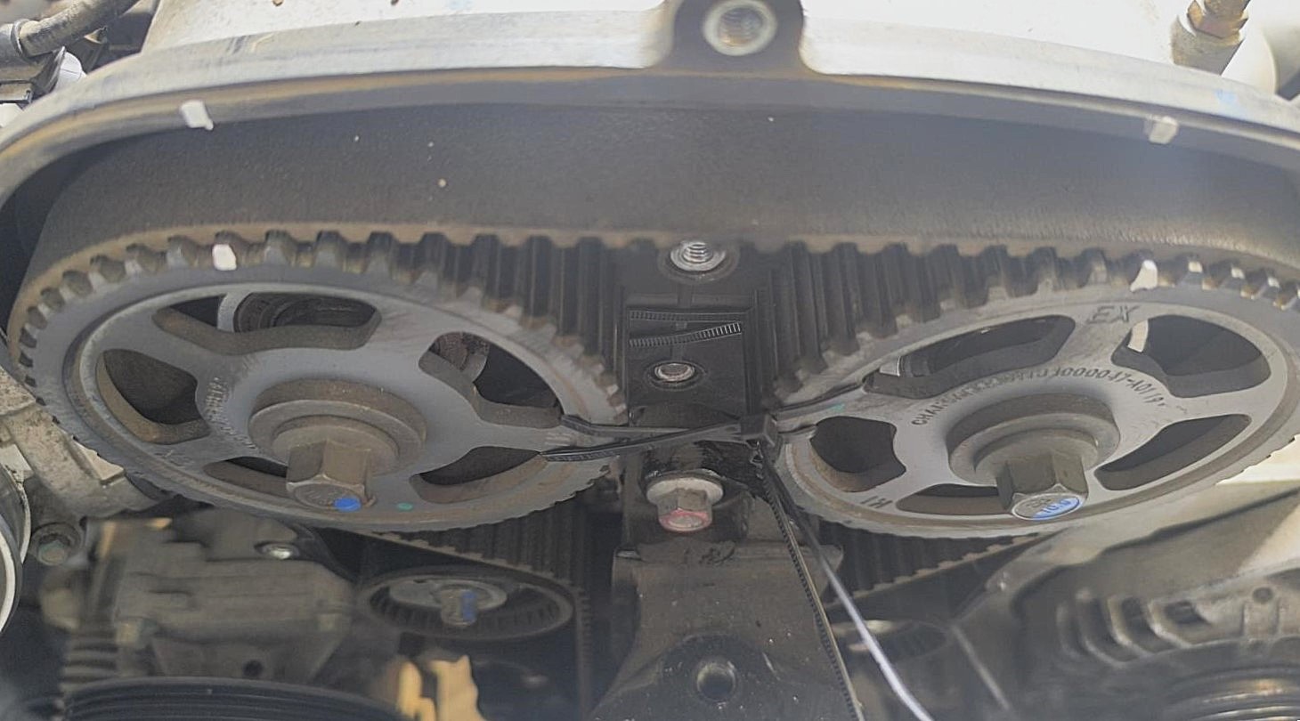 замена ремня грм чанган