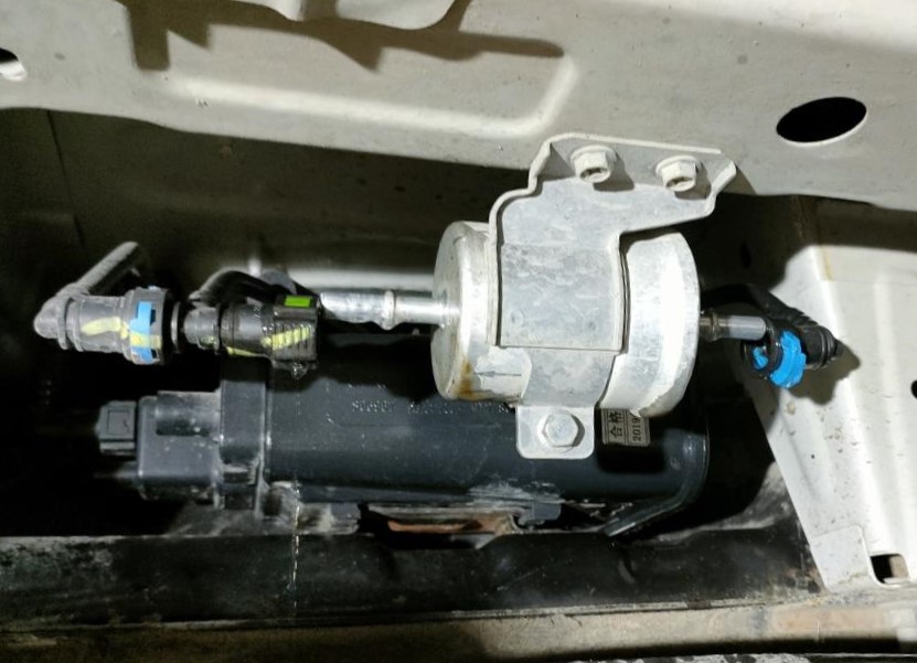 замена топливного фильтра чанган