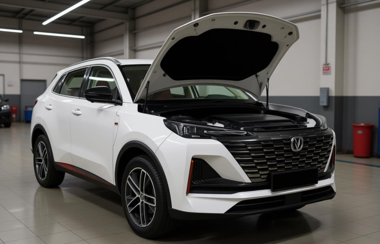 changan uni-k в автосервисе на обслуживании