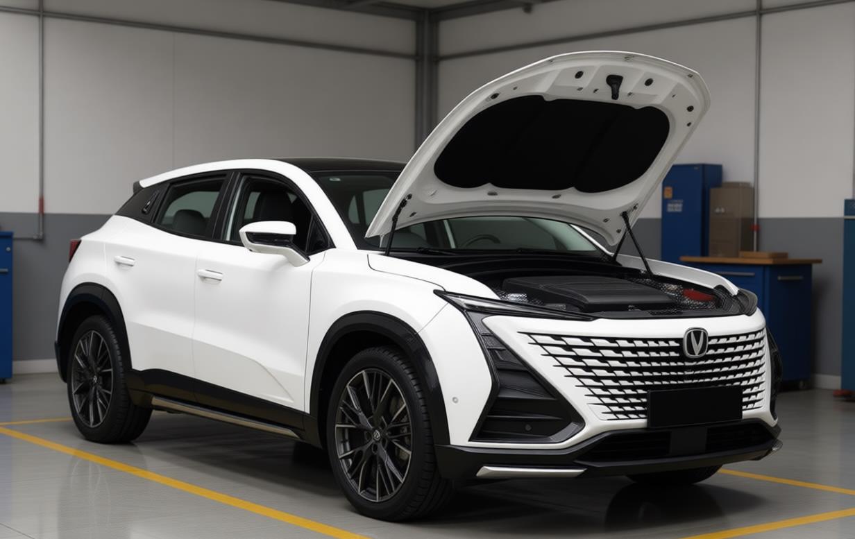 changan uni-t в автосервисе на обслуживании