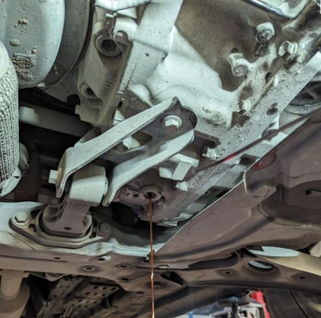 замена масла акпп чанган