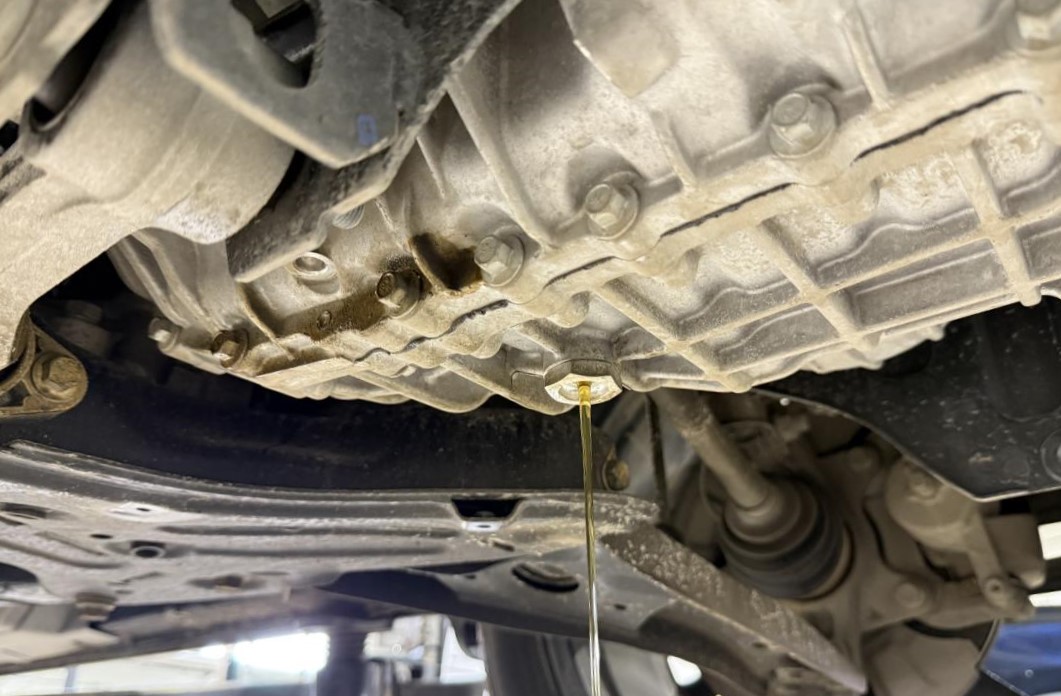 замена масла робота чанган